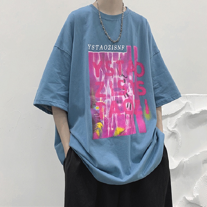 Áo Thun Tay Ngắn Thời Trang Phong Cách Hàn Năng Động Cho Nam size M-8XL