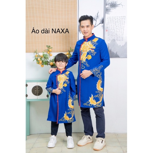 Áo dài nam thêu rồng cực đẹp cam kết chất lượng