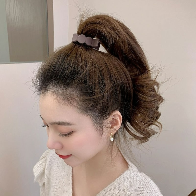 Kẹp Tóc Nhựa Thiết Kế Đơn Giản Thời Trang Cho Nữ