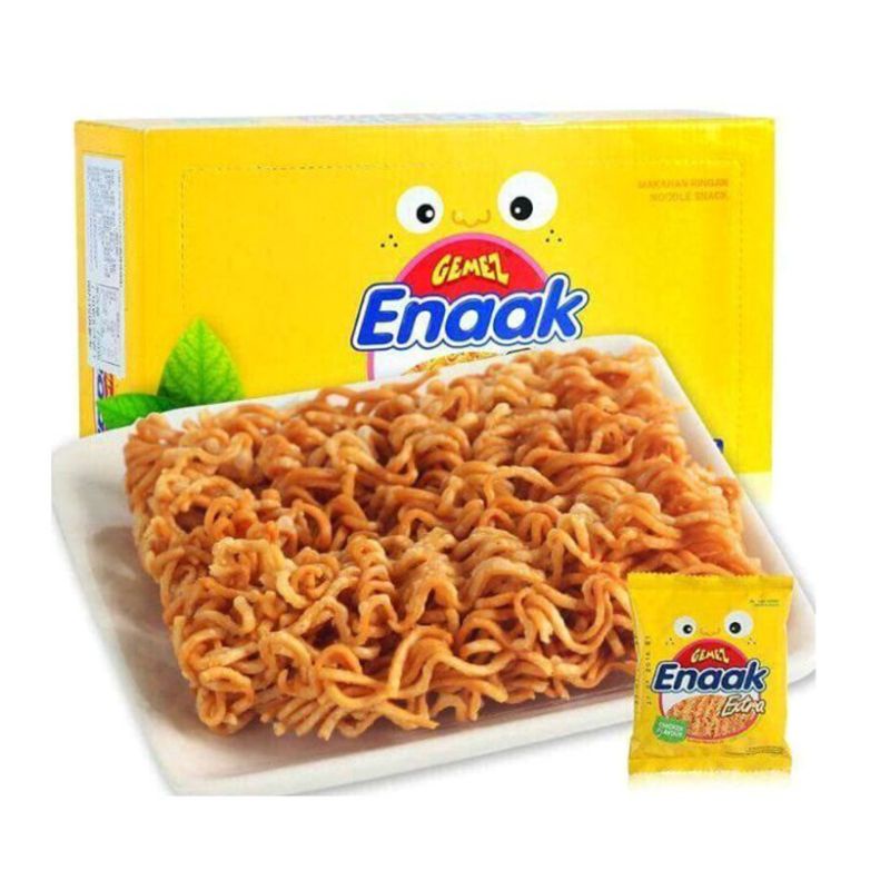 THÙNG 24 GÓI MÌ TRẺ EM ENAAK - SNACK MÌ VÀNG ENAAK - Lùn Con Food