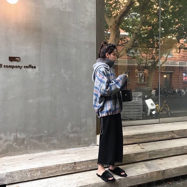 Áo hoodie nỉ bông cổ len siêu yêu( ảnh thật 2 ảnh cuối) | BigBuy360 - bigbuy360.vn
