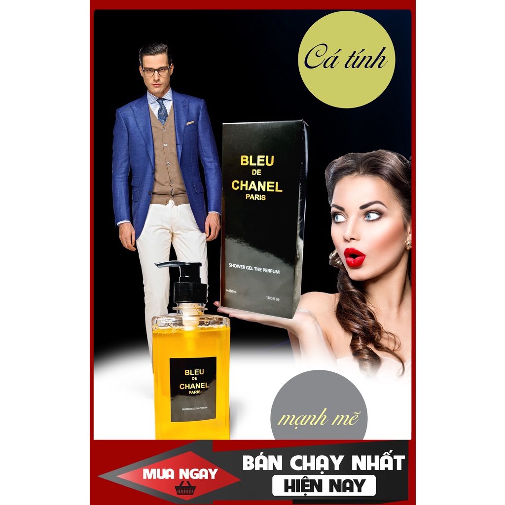 Khai trương giảm giá sữa tắm nước hoa dưỡng da Bleu de chanel 450ml | BigBuy360 - bigbuy360.vn