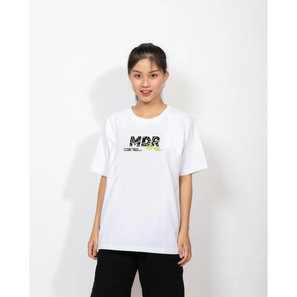 Áo thunUnisex form rộng Phông Nam Nữ tay lỡ MDR Gạch Local Brand Mi Midori