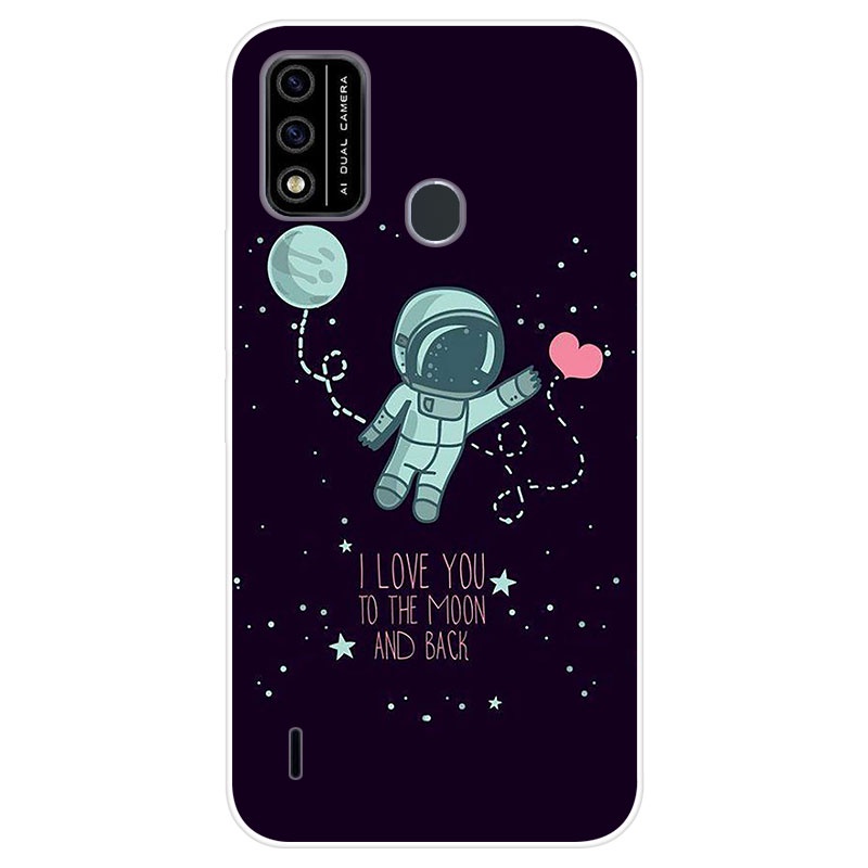 Ốp Điện Thoại TPU Silicon Mềm Họa Tiết Hoạt Hình Cho Itel A48 itelA48