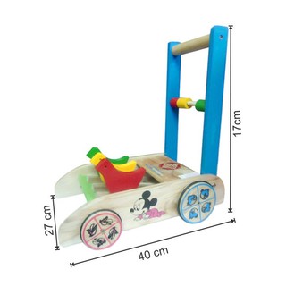 Xe gỗ tập đi hình gà con