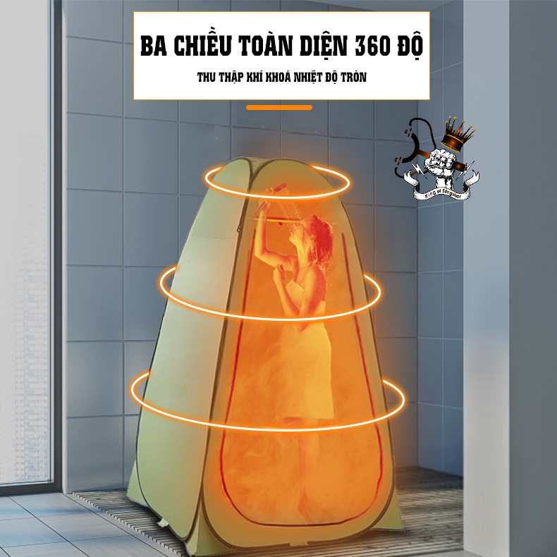 Lều thay đồ cắm trại tự bung, lều vệ sinh dã ngoại kín đáo bền đẹp dùng cho du lịch dã ngoại cắm trại tiện lợi - DCP15
