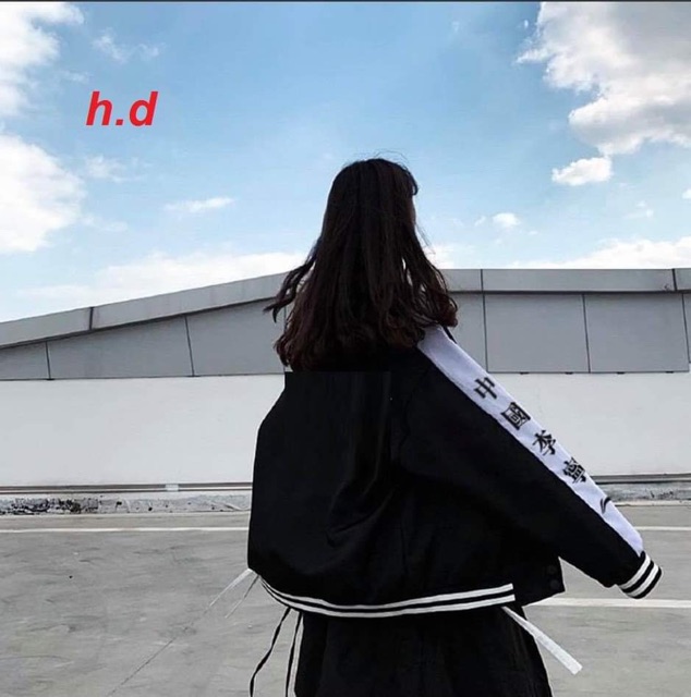 Áo gió BOMBER tay chữ tàu HĐ12