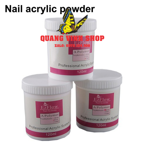 Bột đắp móng đắp hoa Ezflow 120ml