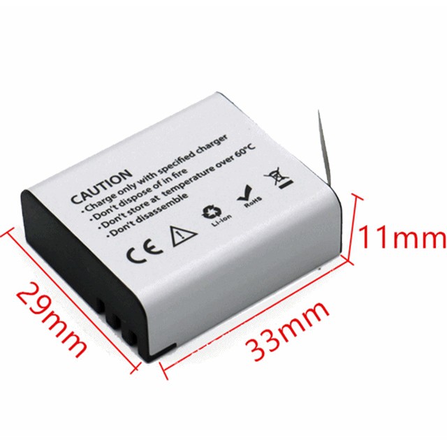 Pin camera hành trình 1350mAh sử dụng cho các dòng Eken H9r, SJCAM 4000, Amkov, Camera 4k