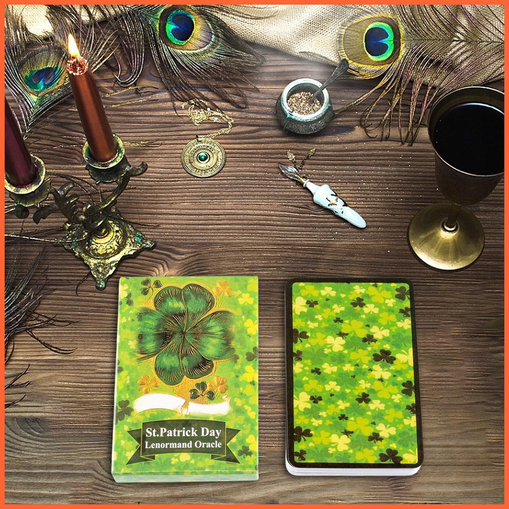 Bộ Bài Tarot Huyền Bí Phiên Bản Tiếng Anh St Patrick Day Lenormand