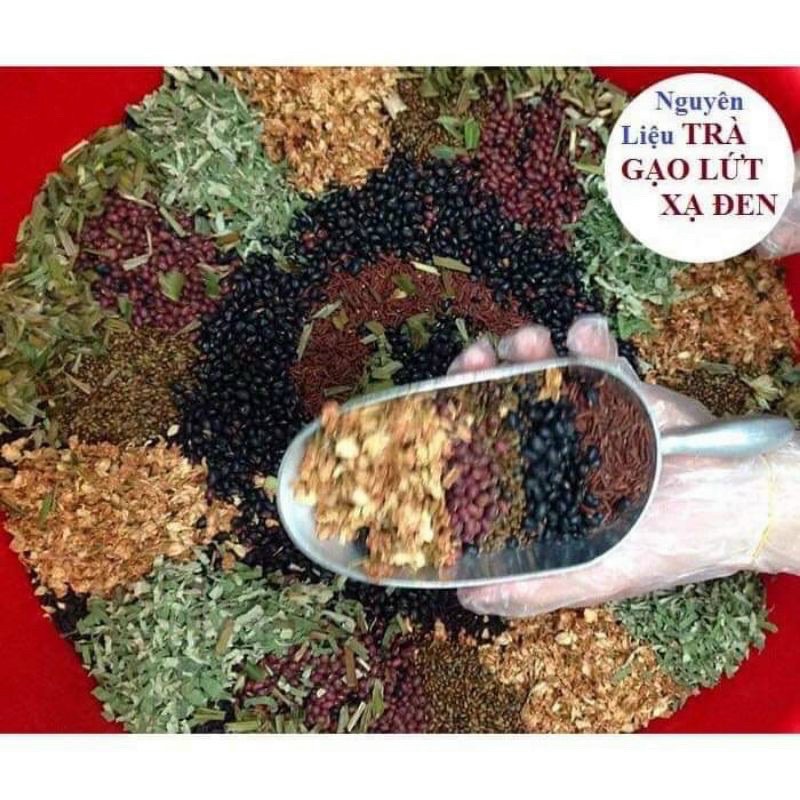 TRÀ GẠO LỨT XẠ ĐEN 500G - THỨC UỐNG GIẢM CÂN CHO VÓC DÁNG THON GỌN - AN THẦN -  GIẢM CĂNG THẲNG
