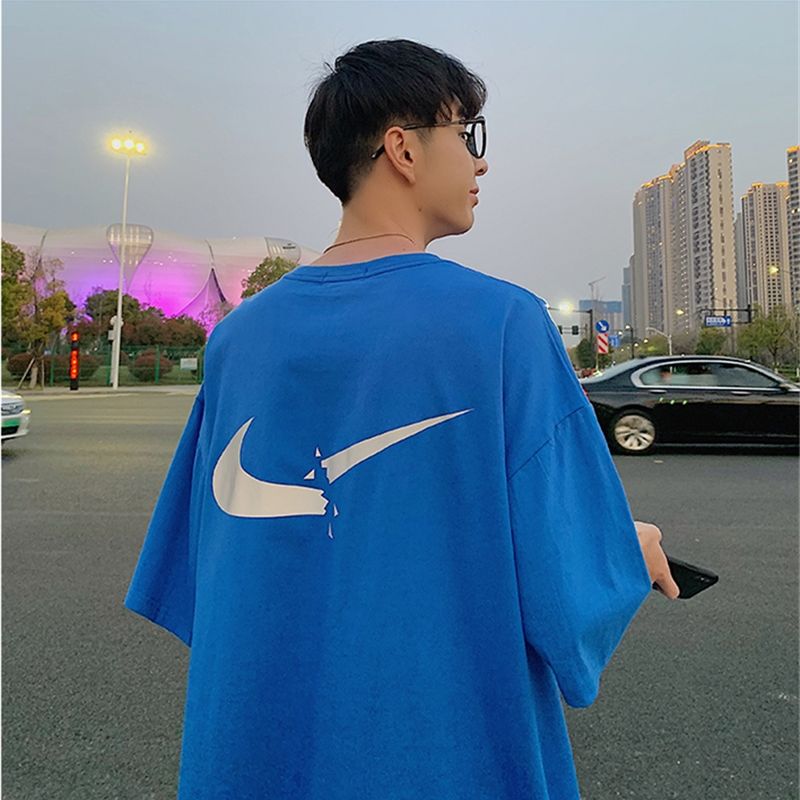 100% Korean Style Cotton Short Sleeve T-shirt for Men / Women