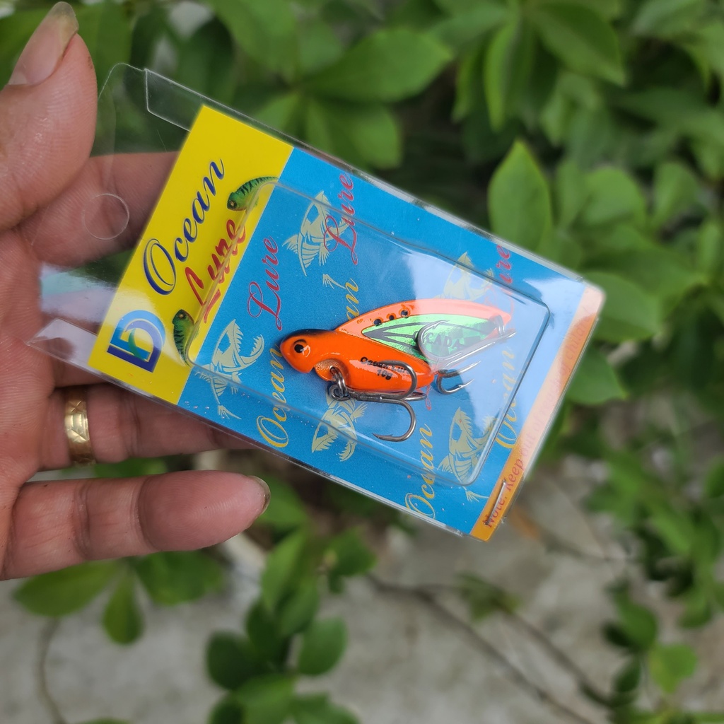Mồi cá sắt mồi chìm Cicada Có Cánh Mỹ lưỡi BKK chắc khỏe, Mồi câu lure cá lóc, cá chẽm siêu nhạy