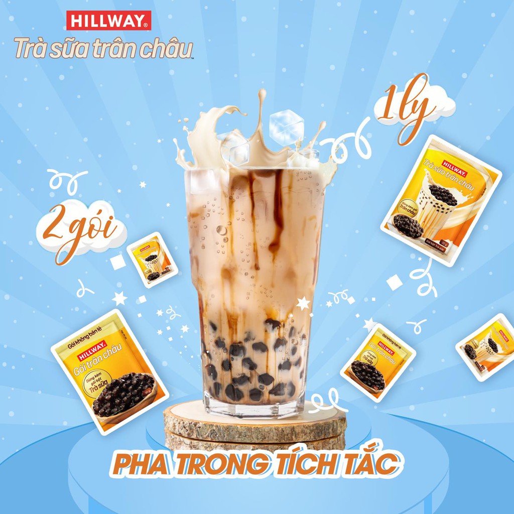 Hillway Trà Sữa Trân Châu Gói Giá Rẻ SÀI GÒN ĐẶC SẢN