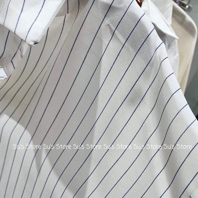 Áo sơ mi kẻ sọc tag HMF A922 SUSTORE