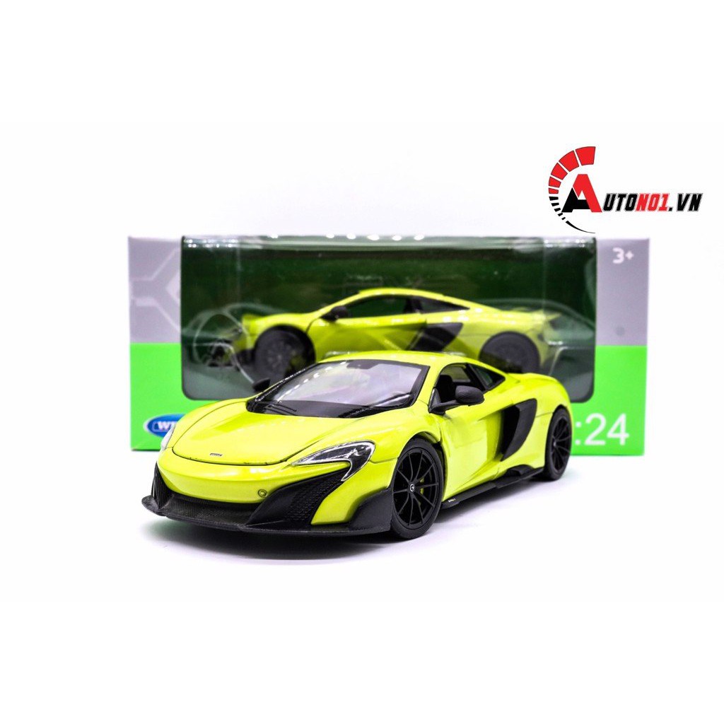 MÔ HÌNH XE MCLAREN 675LT GREEN 1:24 WELLY 5172