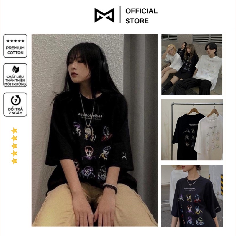 [Mã FAMARAL1 giảm 10K đơn 50K] Áo thun tay lỡ Sadboiz Vibes Toss Tee form rộng unisex phong cách Ulzzang
