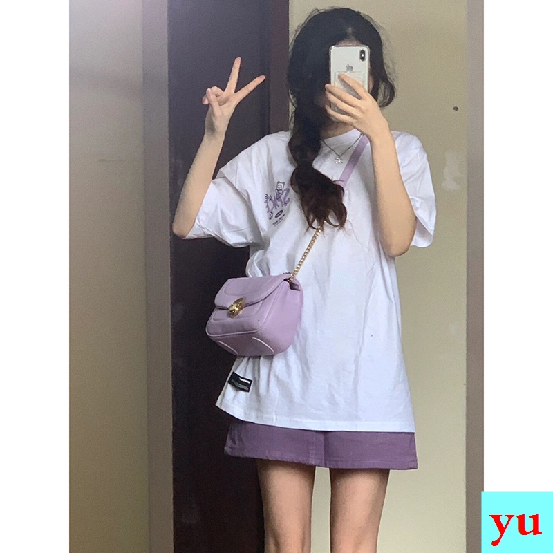 Chân Váy Denim Chữ a Lưng Cao Màu Tím Thiết Kế Mới Thời Trang Mùa Hè Dành Cho Nữ Size 2022