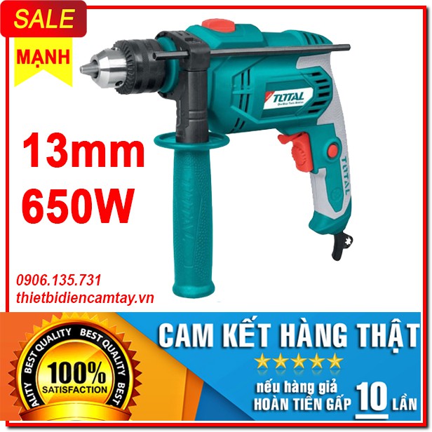 Máy khoan động lực cầm tay Total TG106136E 650W 13mm