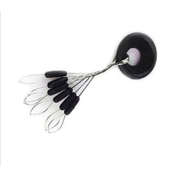 Hạt chặn phao 6 hạt dùng cho câu cá Hạt ghim phao siêu rẻ Đồ Câu Việt Bắc