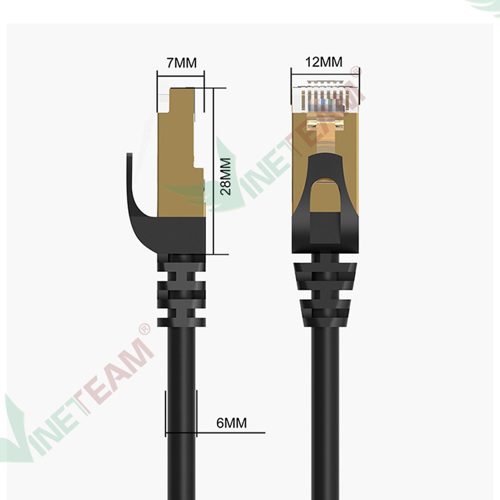 Cáp Mạng LAN Đúc Sẵn Cat6 Vỏ PVC ✔ Lõi thép mạ đồng  ✔ UTP 1000Mbps