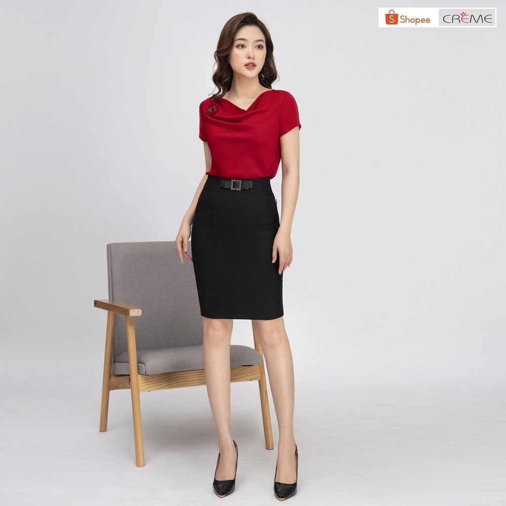 Áo sơ mi cổ đổ siêu sang SM1007 CREME | BigBuy360 - bigbuy360.vn