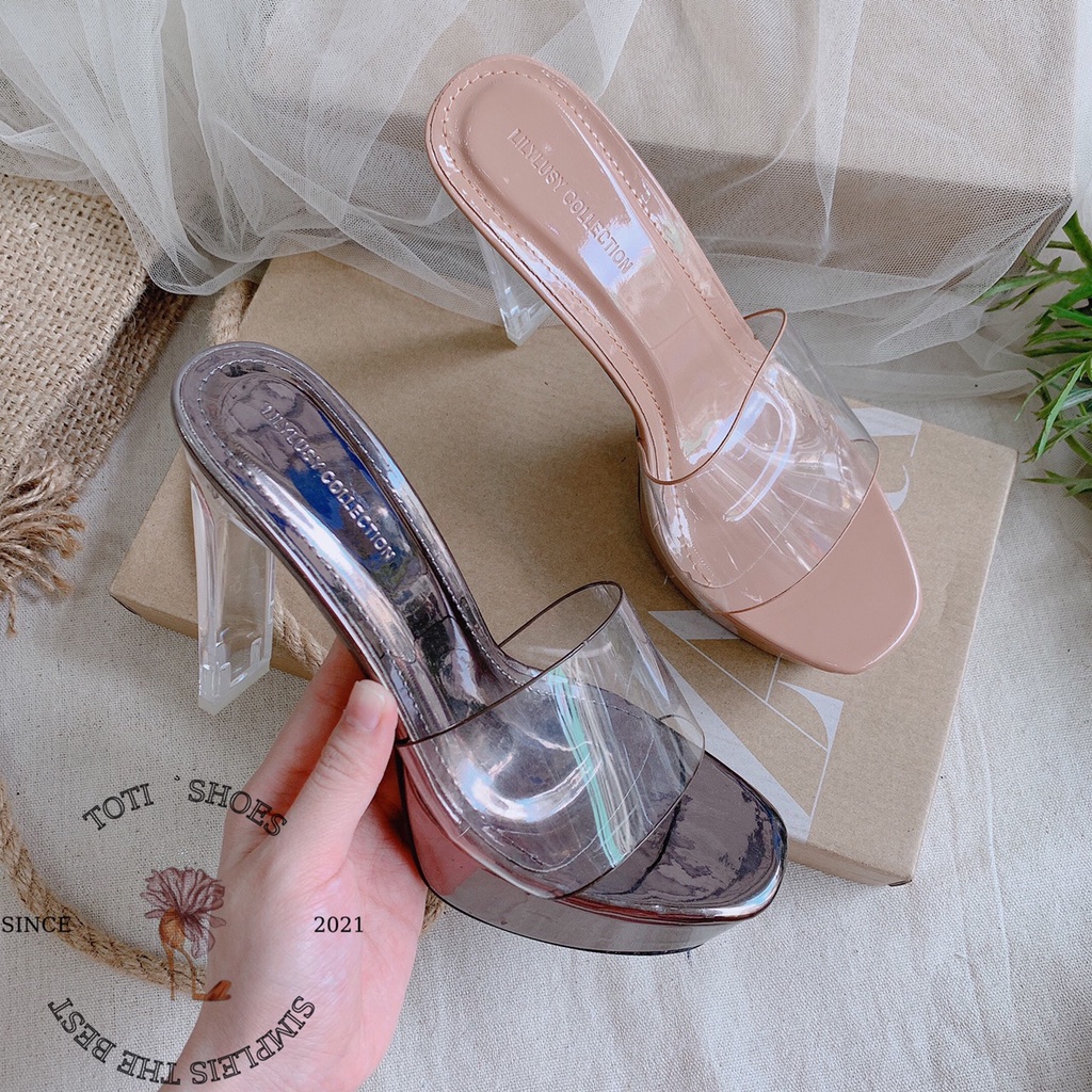 GUỐC NỮ TOTIIE SHOES - DÉP GUỐC THỜI TRANG 10CM - CAO GÓT THỜI TRANG - D1912790