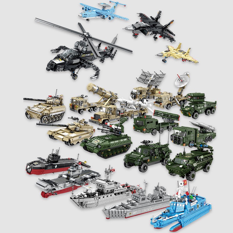 Lego Xe Tăng - Đồ Chơi Lego Minecraft Lắp Ghép Super Tank Sa Mạc Đại Chiến - 671+ Chi Tiết - PiBo