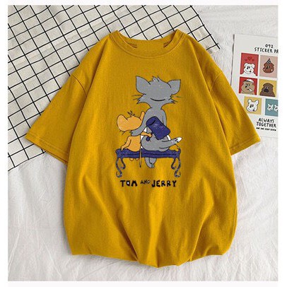 áo thun phong rộng cotton xịn TOM&amp;JERYY