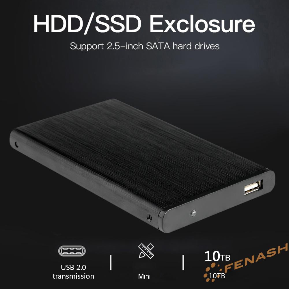 Hộp Đựng Ổ Cứng Ngoài 10tb 2.5 Inch Sata Hdd Ssd Usb 2.0 | BigBuy360 - bigbuy360.vn