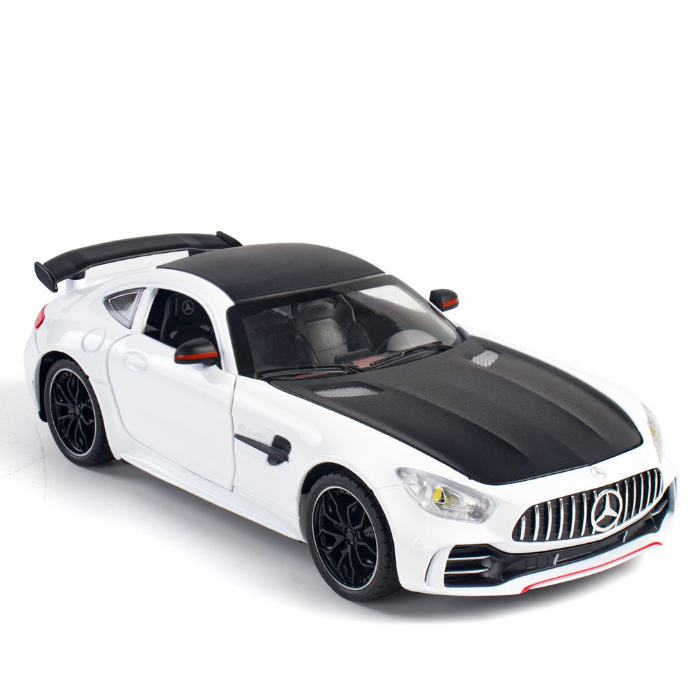 Xe mô hình Mercedes AMG GTR tỉ lệ 1:24 hãng Chezhi chất liệu hợp kim, phong cách thể thao - có hộp đựng