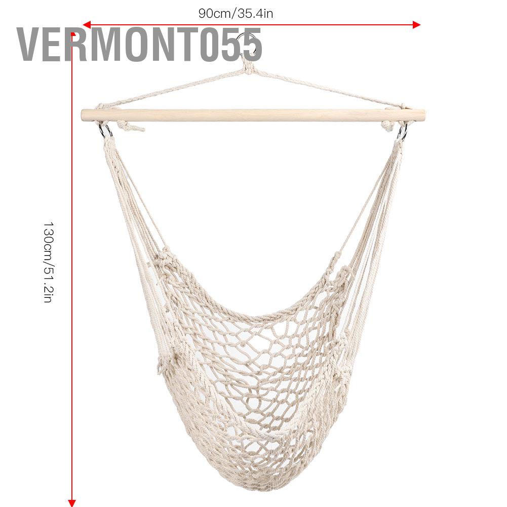 Có thể bán buôn Vườn cắm trại ngoài trời Xích đu dành cho người lớn Ghế treo Võng dây trong nhà Vermont055 Hàng giao ngay