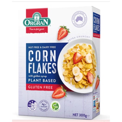 Ngũ Cốc ăn sáng Cornflakes - Orgran Everyday Cereals Cornflakes 300g