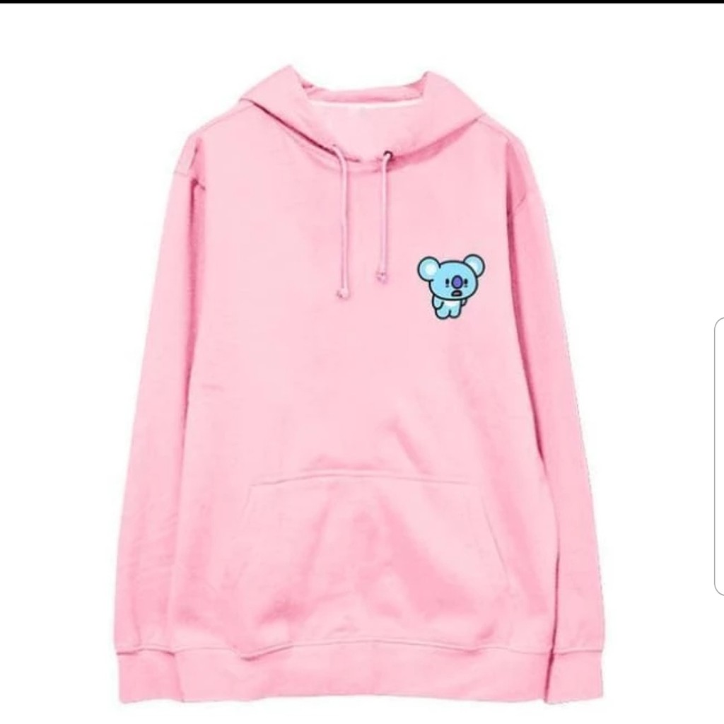 Áo Hoodie In Hình Bt21 Chibi Jungkook Jimin Jin Jhope