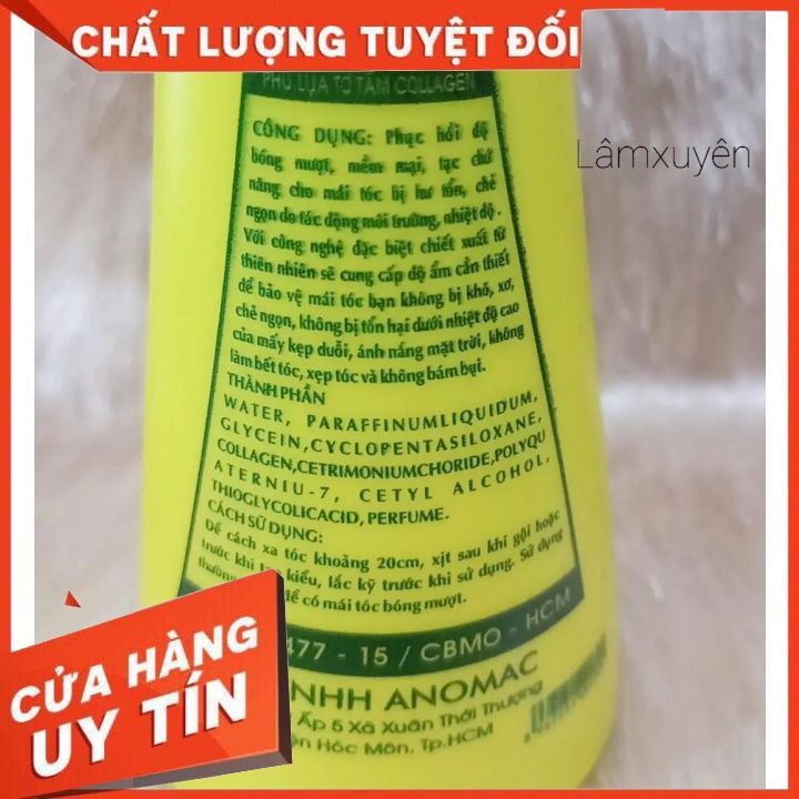 TINH DẦU LÀM MỀM TÓC PHỦ LỤA TƠ TẰM COLLAGEN VF HAIR SILLE 250ML   cải thiện khô xơ, hư tổn ,nuôi dưỡng tóc