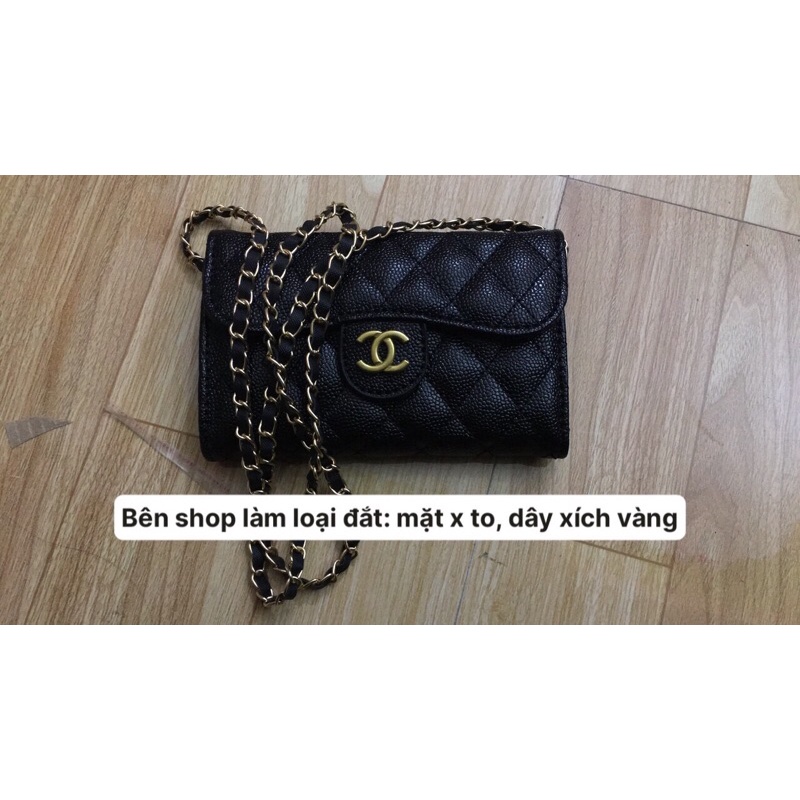 Túi ví đeo chéo nữ đi chơi đẹp da sần HEISE