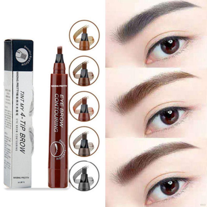 Bút chì kẻ lông mày 4 tia chống nước lâu trôi
