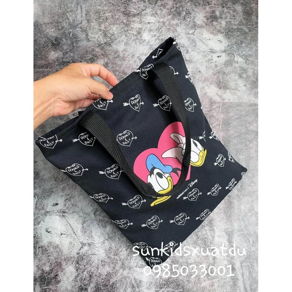 Túi Das đen vịt Donal sz 16 x 40 x 38