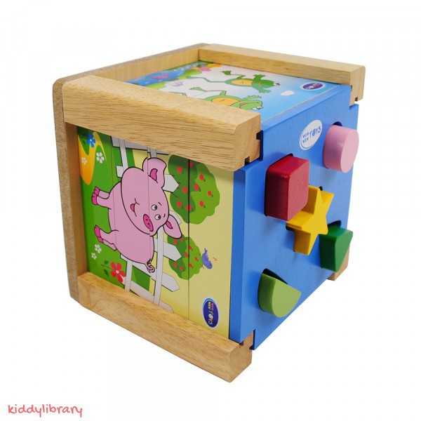 Hộp Xếp Hình Thả Khối Hình Heo Siêu Đáng Yêu Cho Bé - đồ dùng phát huy khả năng quan sát và tỉ mỉ cho trẻ