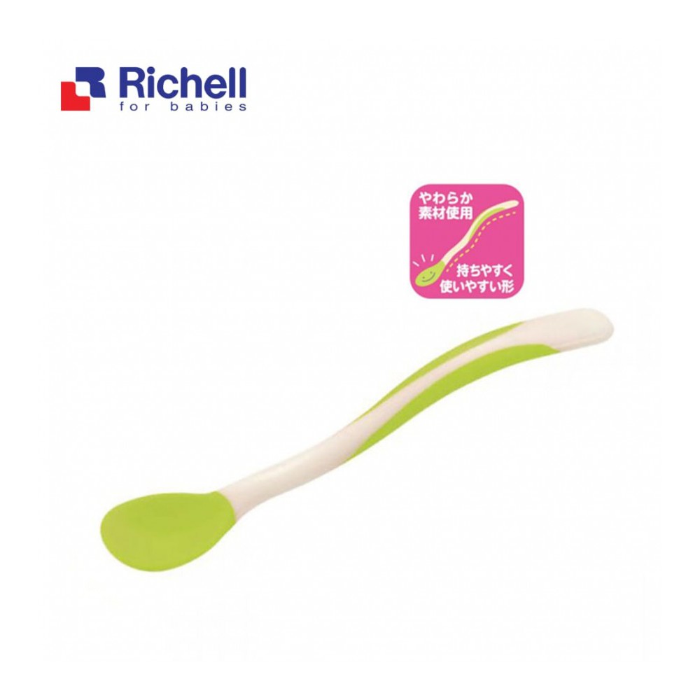 Thìa Mềm Ăn Dặm Richell Cho Bé Từ 4 Tháng Tuổi