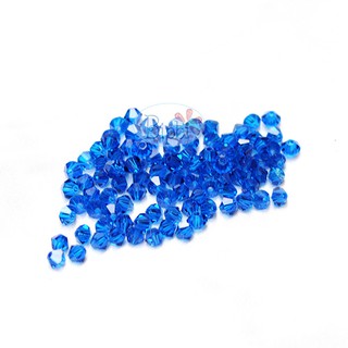 100 viên pha lê Tiệp xanh biển đậm (CAP04)