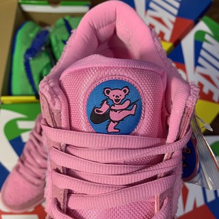 (40-44,5)giày sneaker grateful dead x sb dunk bear