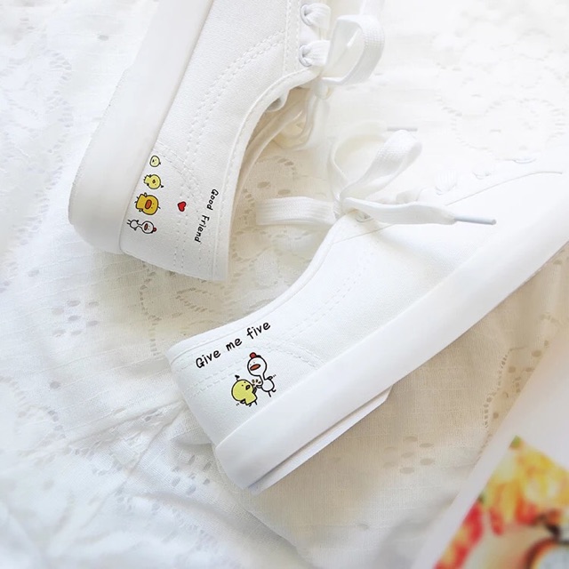 Giày vải nữ 2020 sinh viên Hàn Quốc Harajuku ulzzang BBS356-1