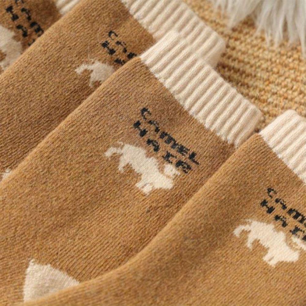 1 Đôi Tất Mùa Đông Dày Chất Lượng Cao Cho Nữ
