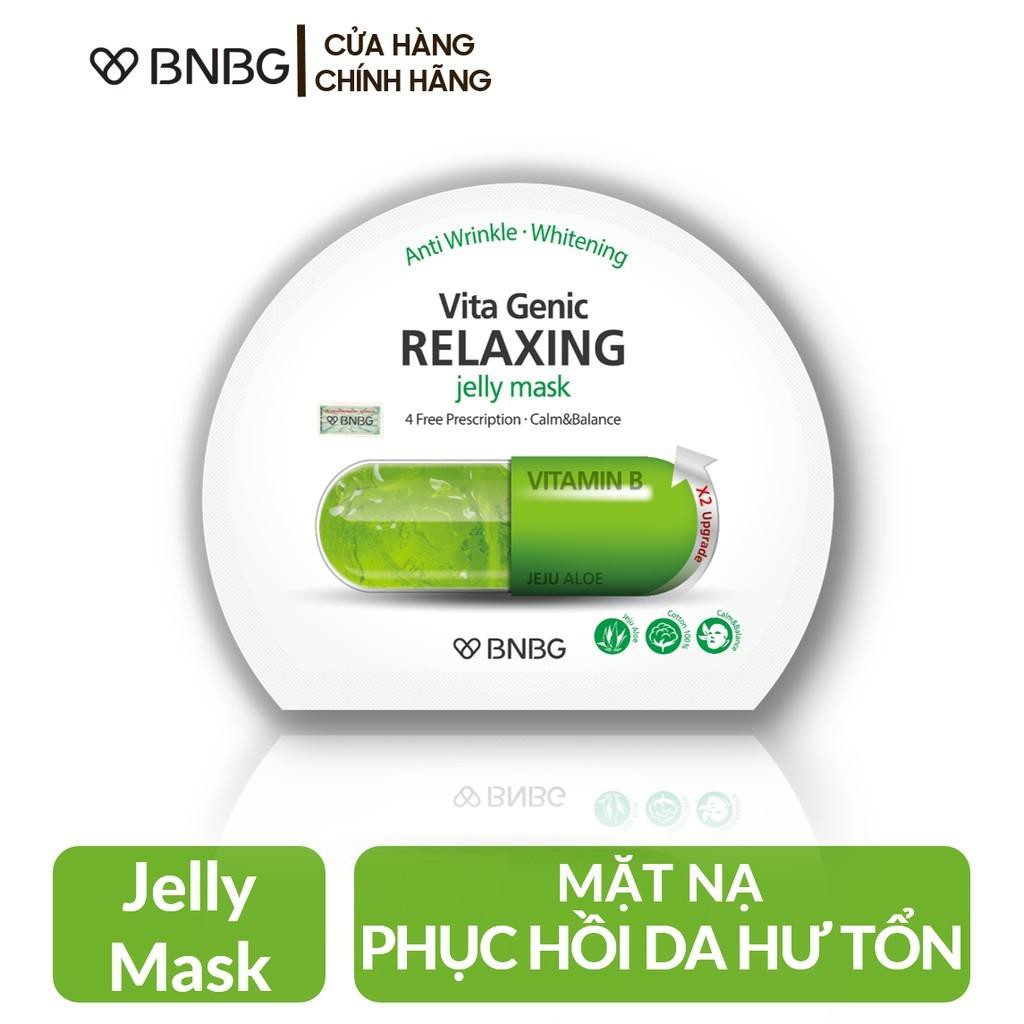 Combo 10 mặt nạ phục hồi da BNBG Vita Genic Relaxing Jelly Mask 30mlx10