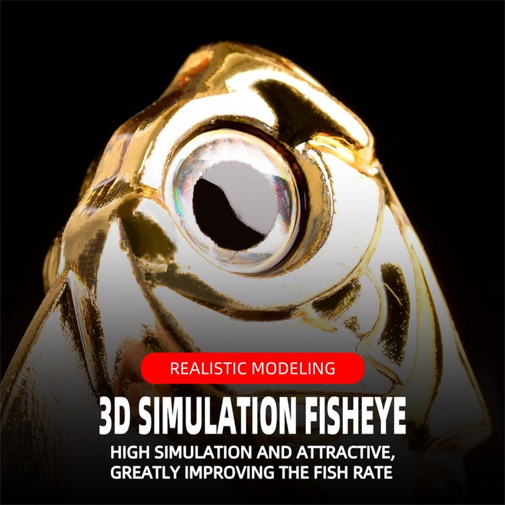 MUVAKO Mồi Câu Cá Nhân Tạo Hình Mắt 3D Nhiều Màu Sắc