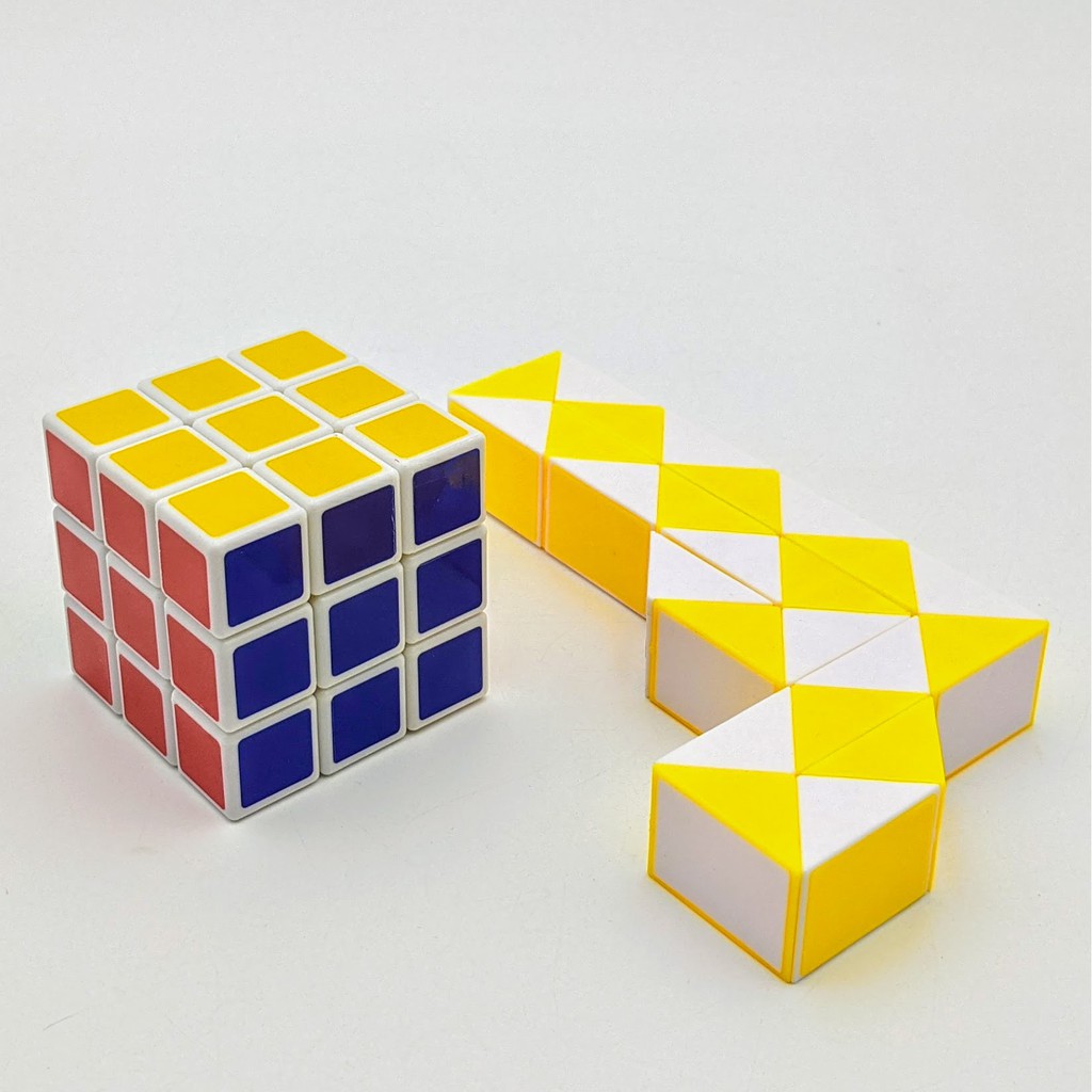 Bộ RUBIK 2 trong 1 - Rubic 3x3 và Rubic rắn Twist Puzzle - Nâng cao khả năng tư duy