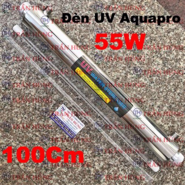 BỘ ĐÈN UV 55W AQUAPRO ⚡️ XẢ KHO ⚡️ DÀI 100CM - 1 ĐẦU 4 CHẤU - ĐÈN UV DIỆT KHUẨN MÁY LỌC NƯỚC - ĐÈN UV MÁY LỌC NƯỚC