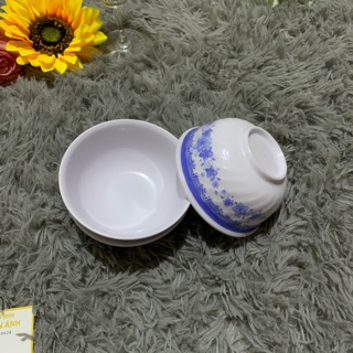 Chén cơm nhựa fataco chén xoắn bông TM 10c