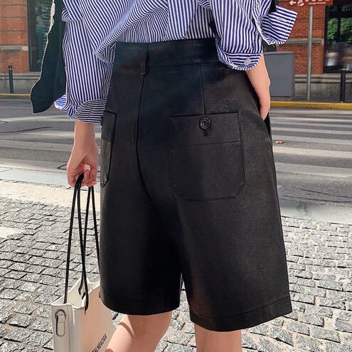 Quần Da Lưng Cao Size Lớn Thời Trang Thu Đông